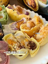 将图片加载到图库查看器，正宗台山馅中馅月饼 65克*8个口味520克/盒
