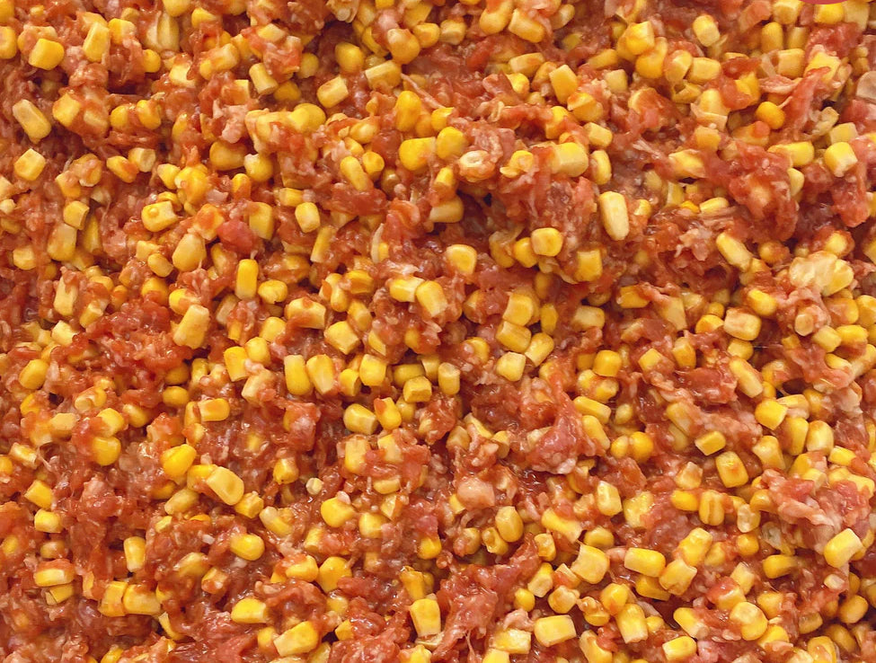 超人气有机玉米鲜肉多汁水饺pork & corn and gravy dumplings 1.9磅 46/50个