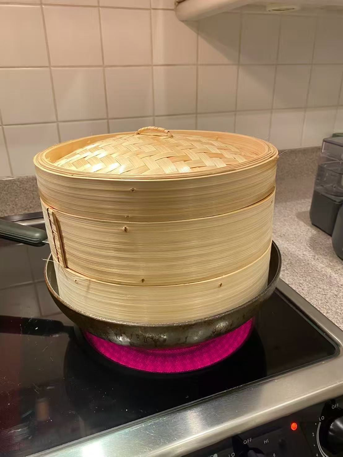 竹蒸笼 12” 2层/套