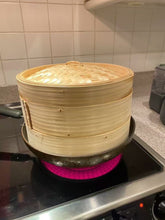 将图片加载到图库查看器，竹蒸笼 12” 2层/套
