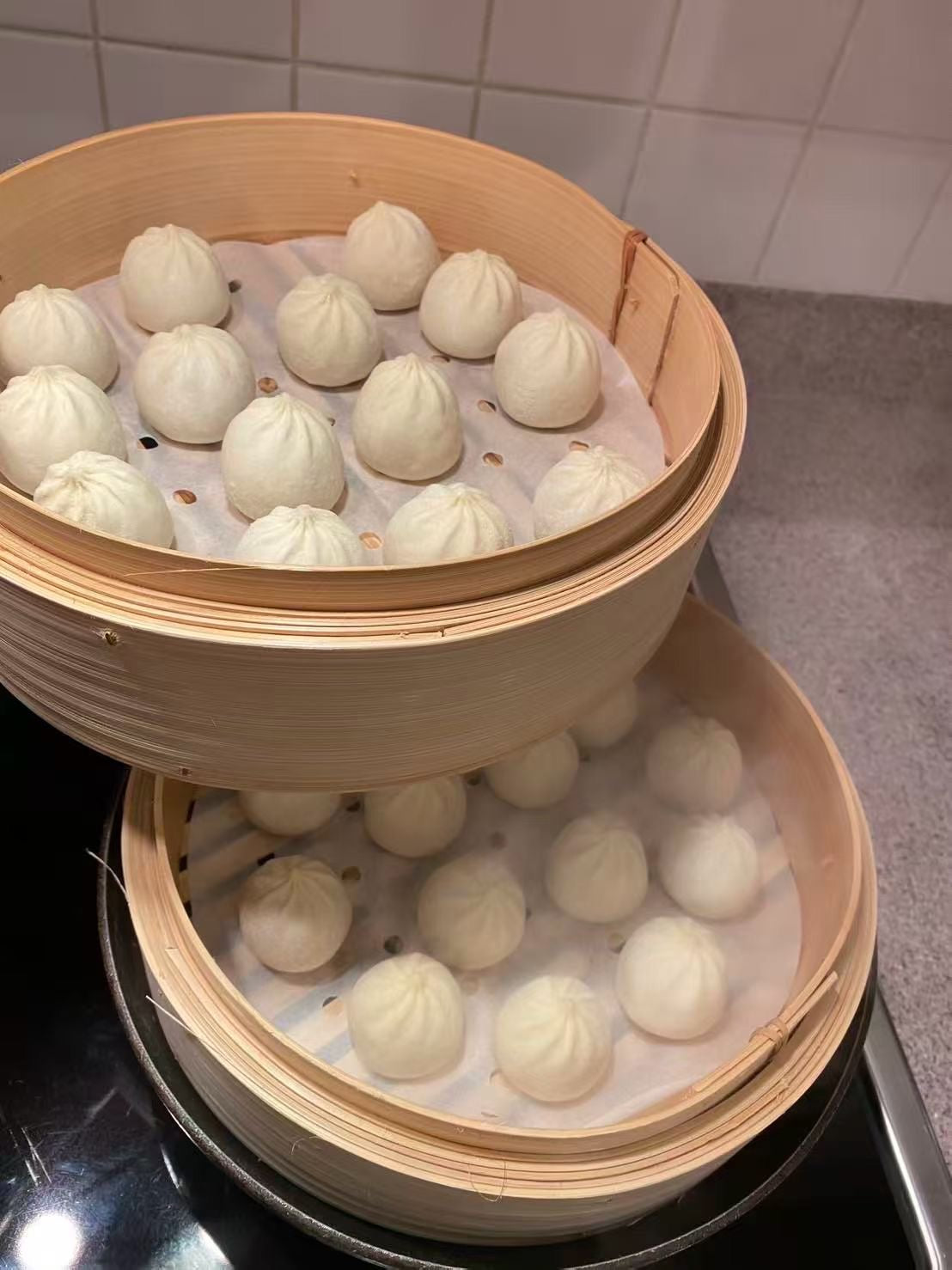 竹蒸笼 12” 2层/套