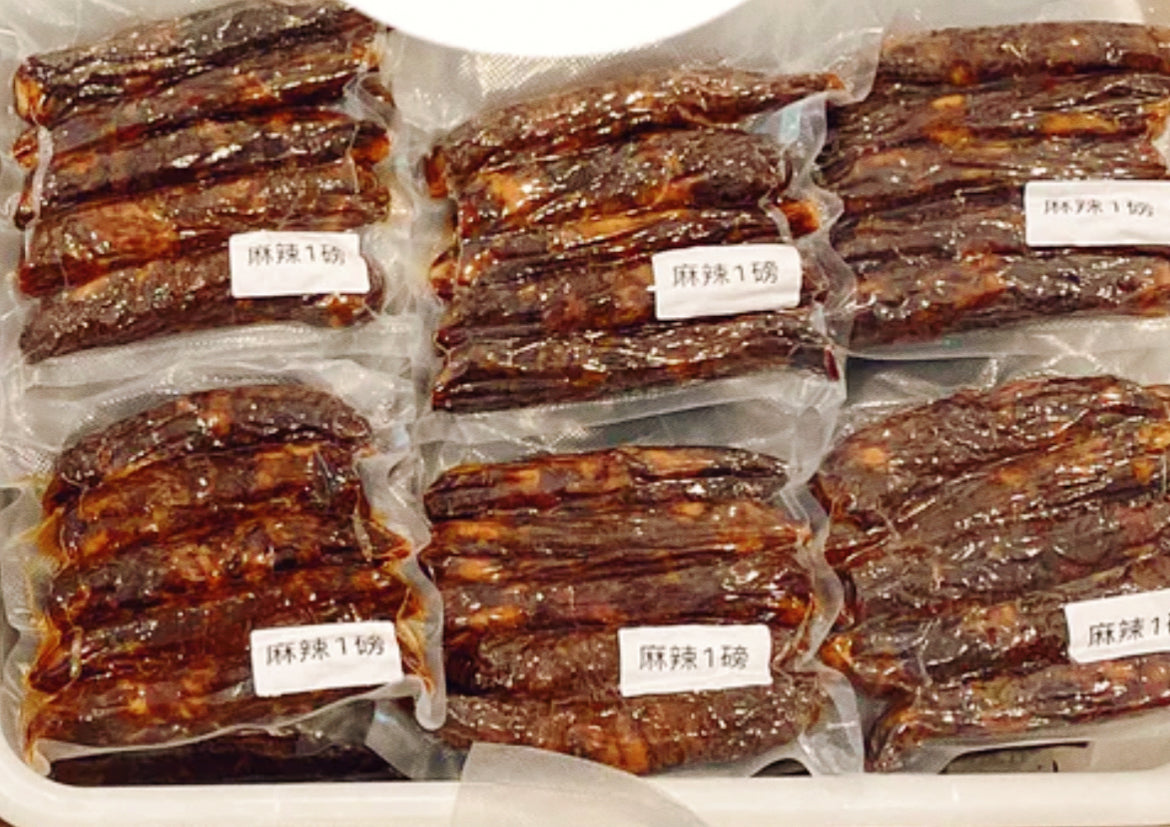 手工风干生香肠 麻辣味 5根/磅