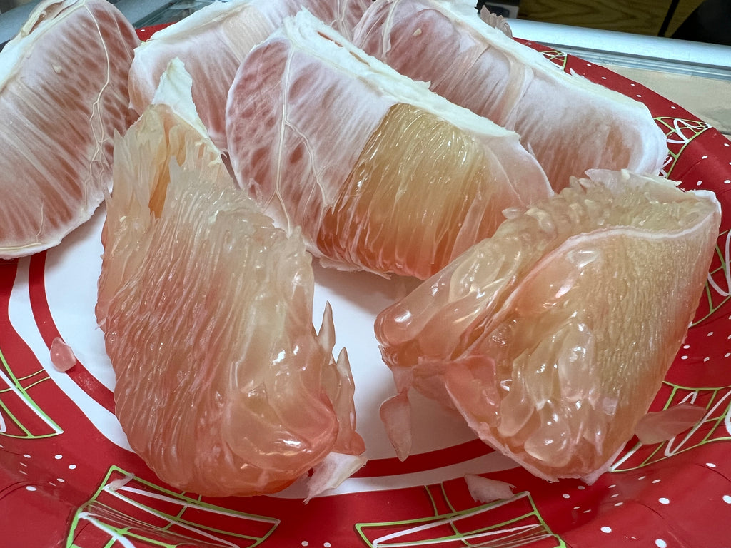 绿皮红肉大蜜柚 约3.7-4磅/个
