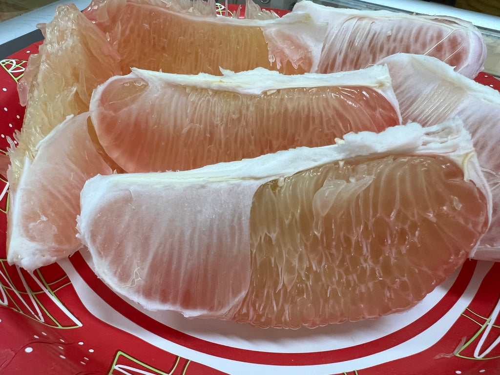 绿皮红肉大蜜柚 约3.7-4磅/个