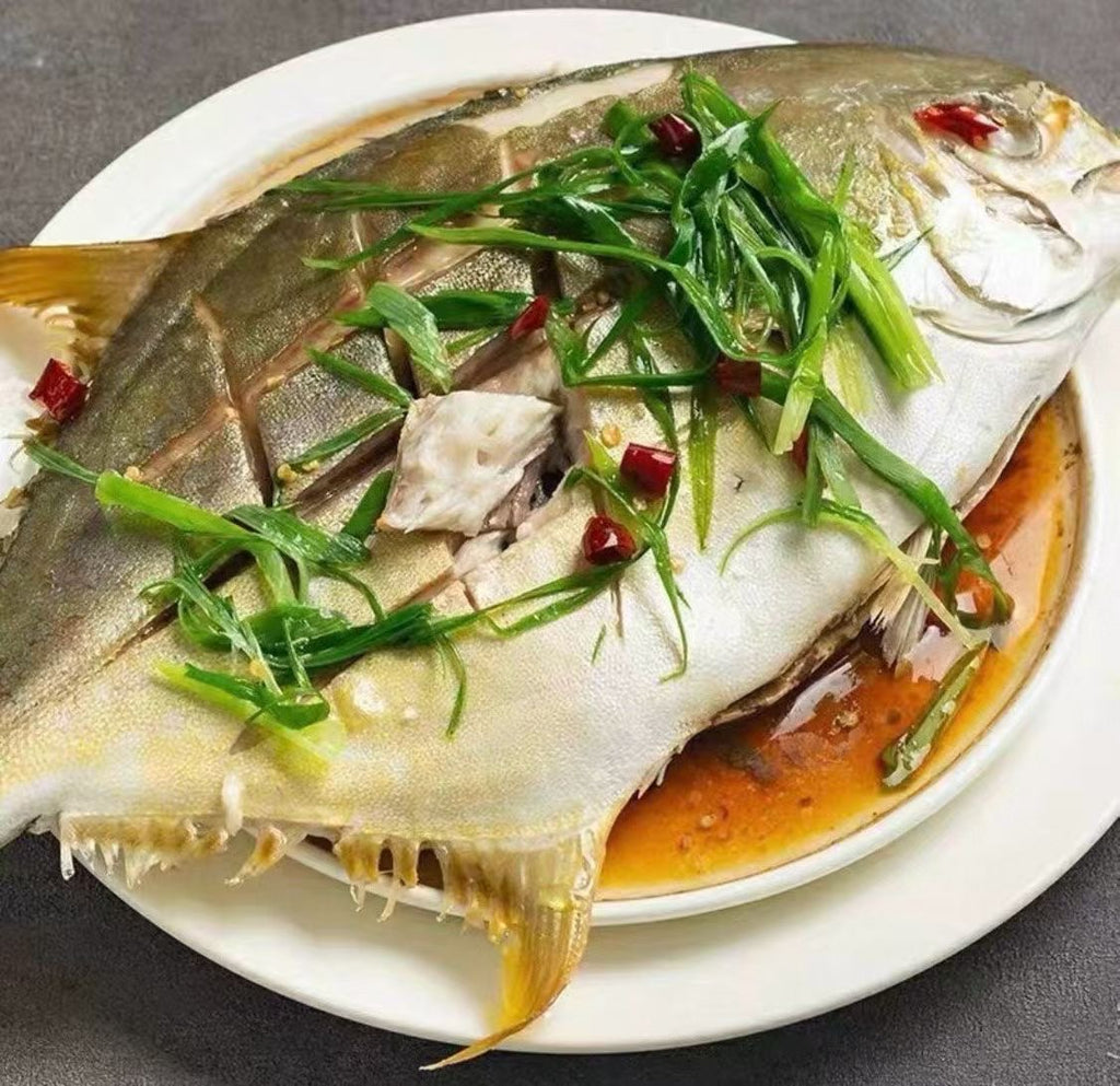 大金鲳鱼 约700克/条， 2条/份 （实体店可零卖）