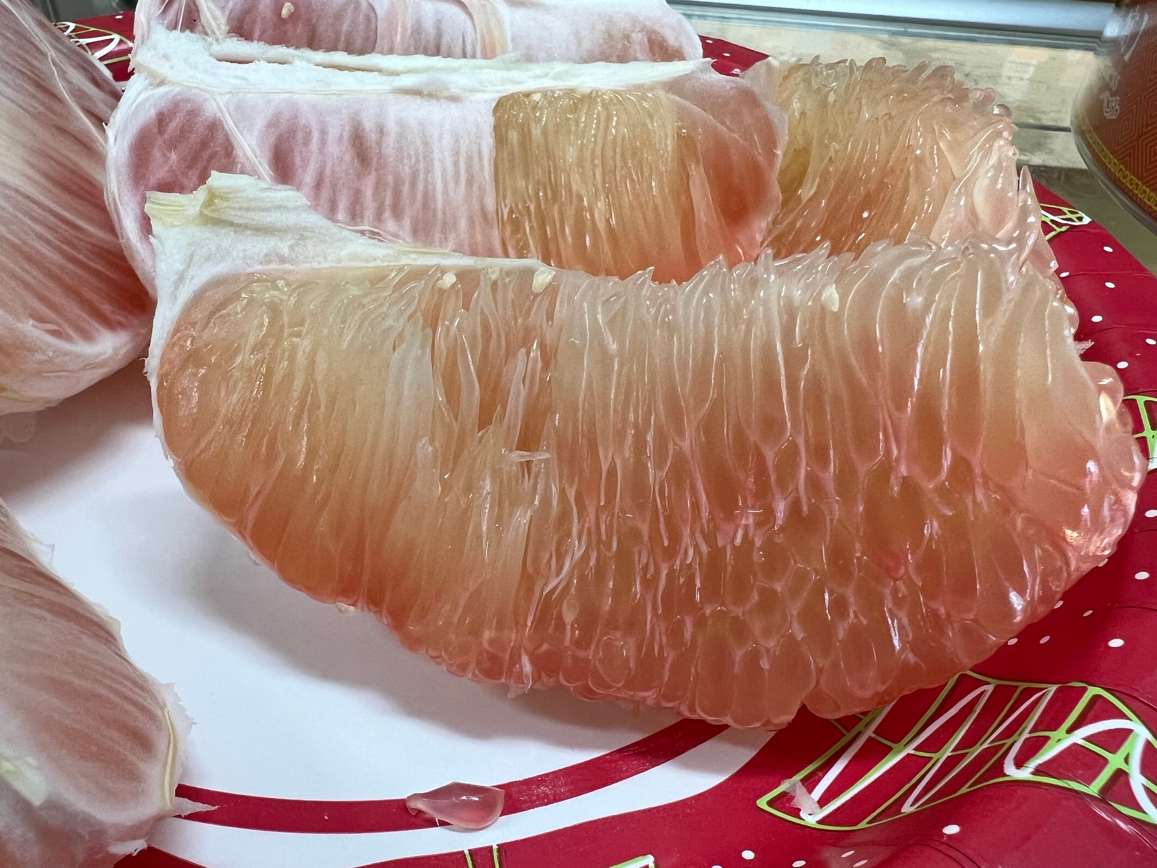 绿皮红肉大蜜柚 约3.7-4磅/个