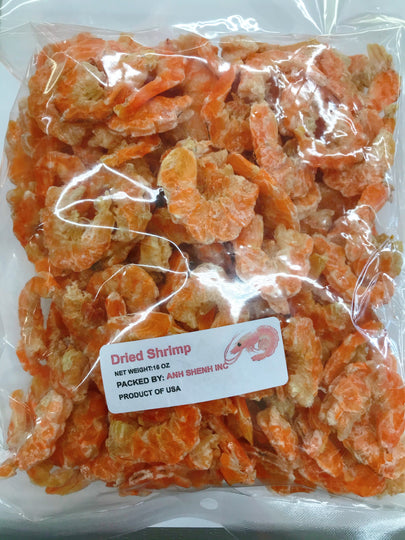 美国野生干虾仁 （虾米、海米）大号 1磅/包