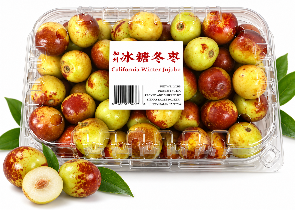 新鲜脆甜冬枣2磅/盒