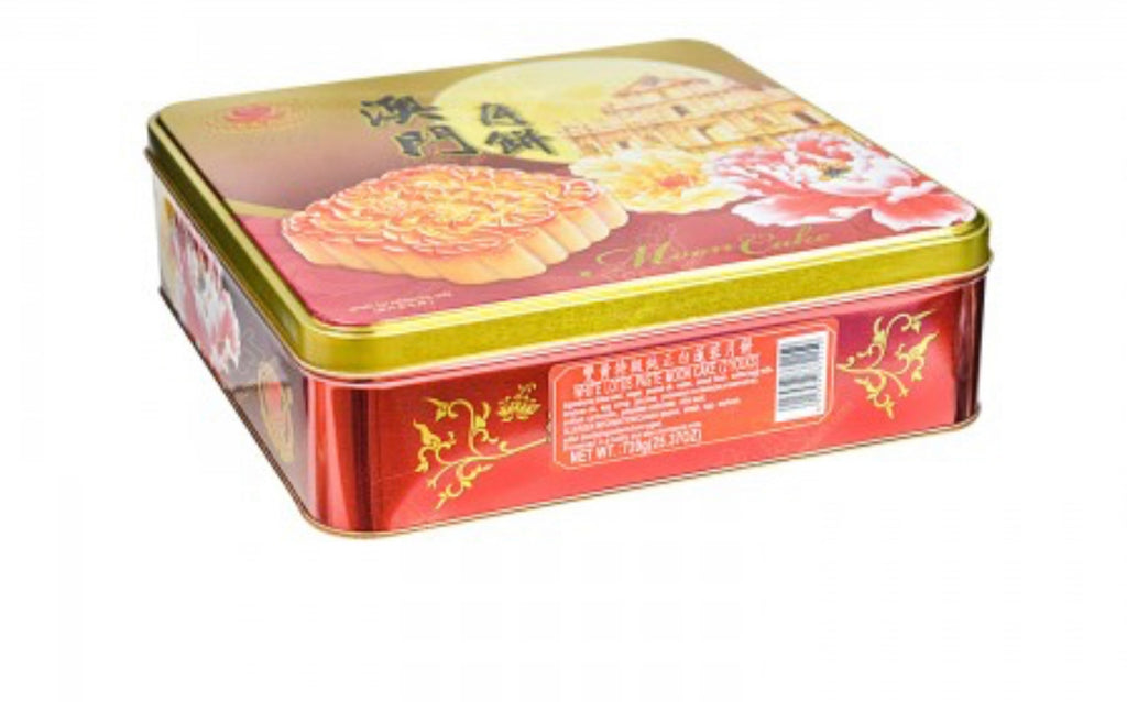 澳门心怡月饼 四式什锦 4块 720克/盒
