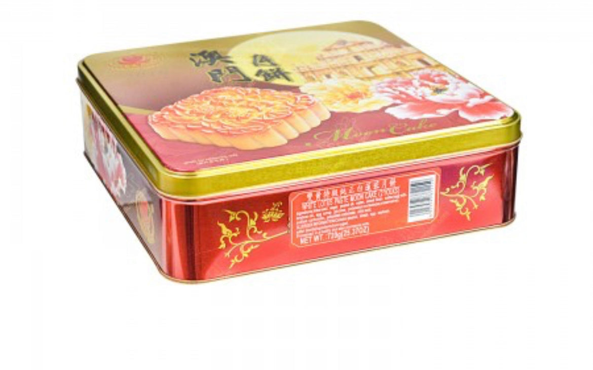 澳门心怡月饼 四式什锦 4块 720克/盒
