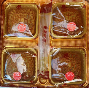 澳门心怡月饼 四式什锦 4块 720克/盒