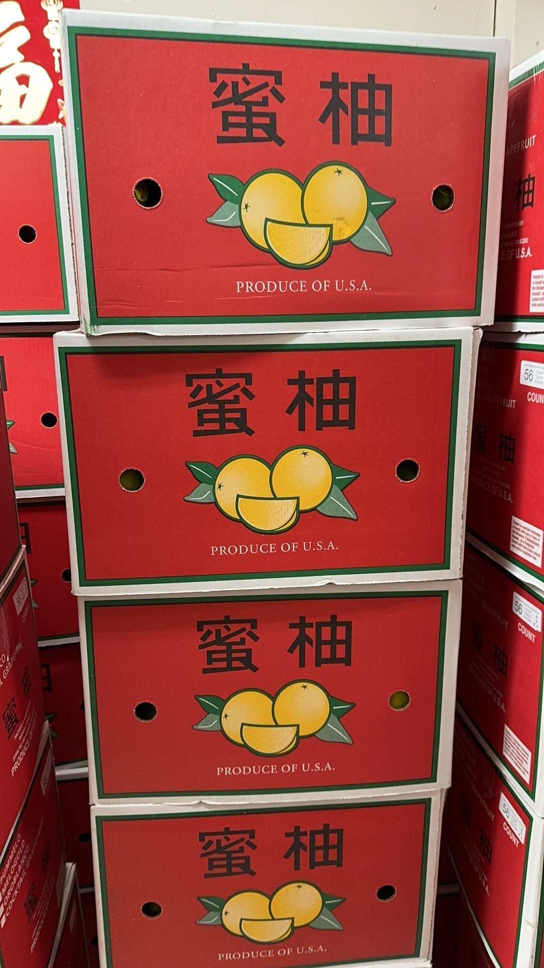 加州蜜柚 28个约16-17.5磅 /半箱
